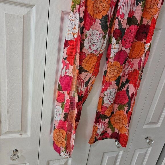 Trina Turk Floral Swim PANTS ONLY!- Pink, Orange, Yellow - Picture 4 of 9